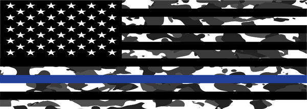 American Flag Camo Black and White Tailgate Wrap Vinyl Graphic Decal Sticker